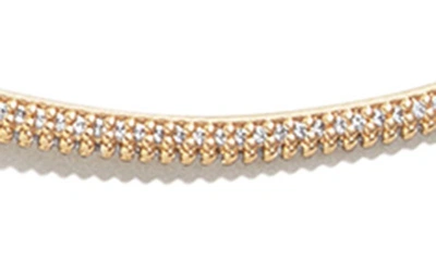 Shop Baublebar Set Of 2 Pavé Cuff Bracelets In Clear/gold