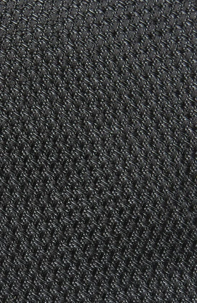Nordstrom Trammel Textured Solid Silk Tie In Black