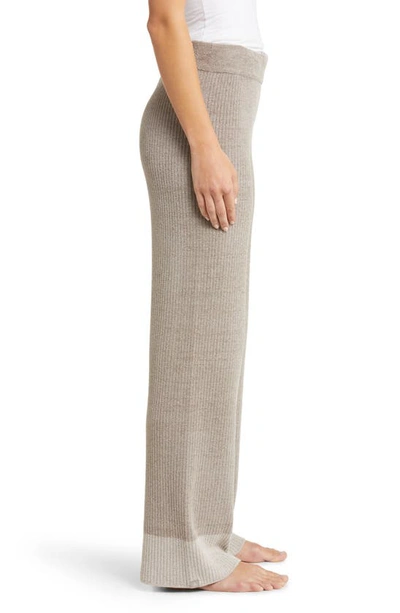 Shop Barefoot Dreams Cozychic™ Ultra Lite® Colorblock Ribbed Lounge Pants In Beach Rock