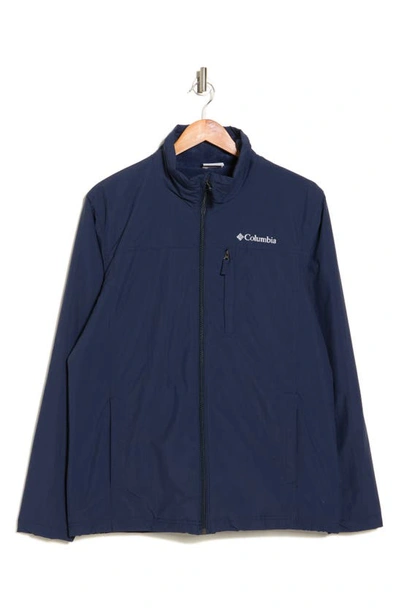 Shop Columbia Benham Butte Water Resistant Jacket In Collegiate Navy