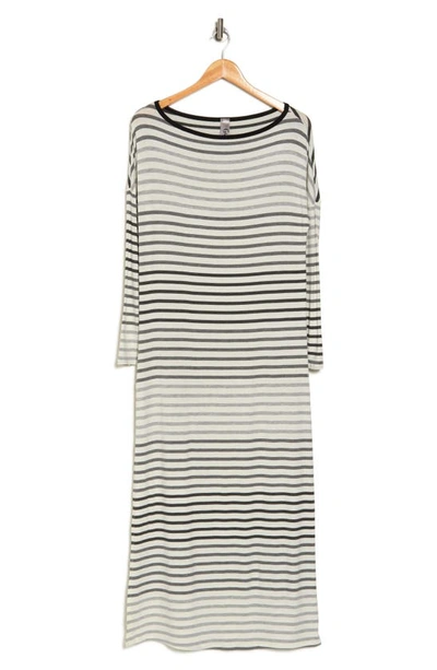 Go couture long hot sale sleeve maxi dress