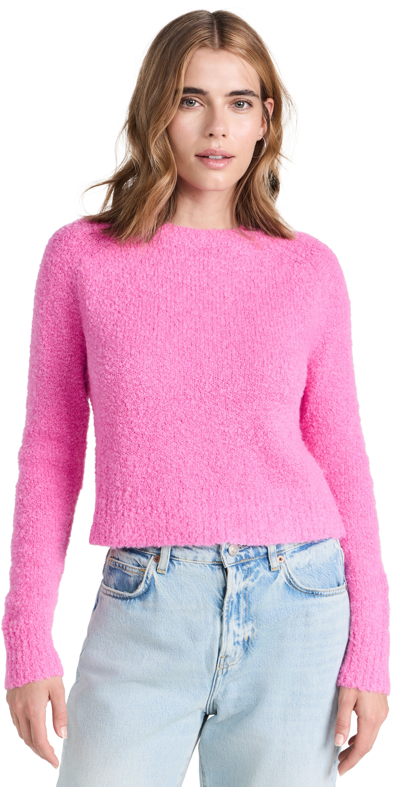 Shop Apiece Apart Elle Textured Crew Sweater Rose