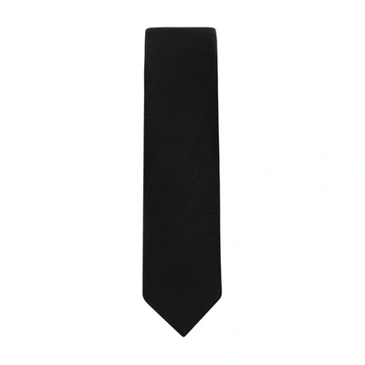 Shop Dolce & Gabbana 4-cm Silk Tie In Black