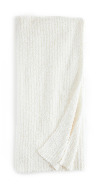 Shop Barefoot Dreams Cozychic Ribbed Throw Pearl