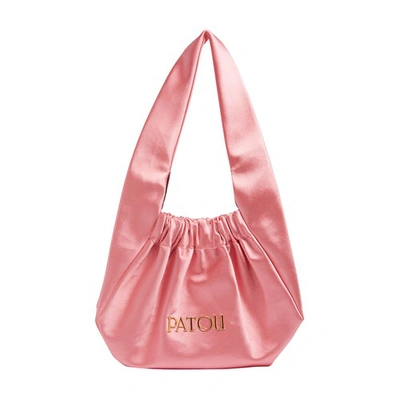 Shop Patou Hobo Bag In Hot_pink