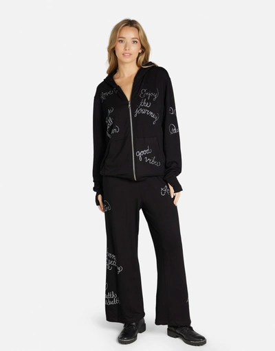 Lauren Moshi Martina Crystal Affirmations In Black
