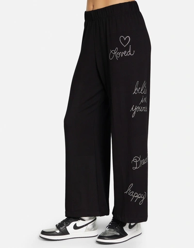 Lauren Moshi Martina Crystal Affirmations In Black