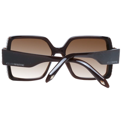 Shop Atelier Swarovski Brown Women Women's Sunglasses