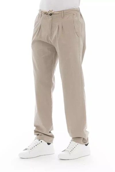 Shop Baldinini Trend Beige Cotton Jeans &amp; Men's Pant