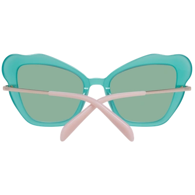Shop Emilio Pucci Turquoise Women Women's Sunglasses