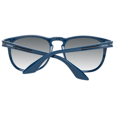 Shop Longines Blue Men Men's Sunglasses