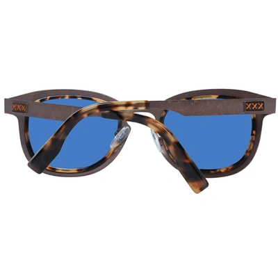 Shop Zegna Couture Bronze Men Men's Sunglasses