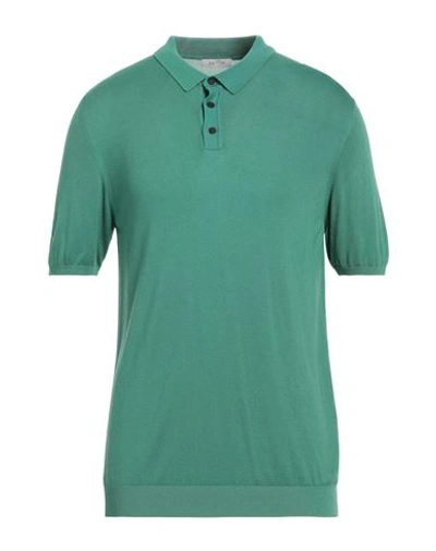 Reyer Man Sweater Green Size 42 Viscose, Cashmere In Green