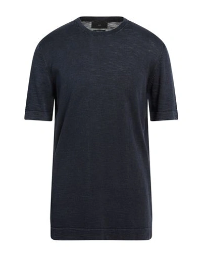 Shop Liu •jo Man Man Sweater Navy Blue Size 3xl Cotton