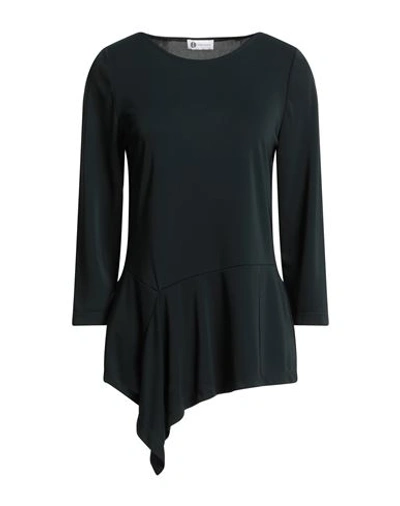 Shop Diana Gallesi Woman T-shirt Dark Green Size 10 Polyester