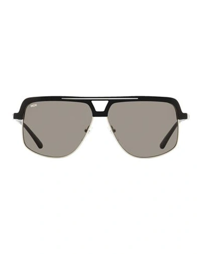 Shop Mcm Navigator 708s Sunglasses Man Sunglasses Black Size 60 Acetate, Metal