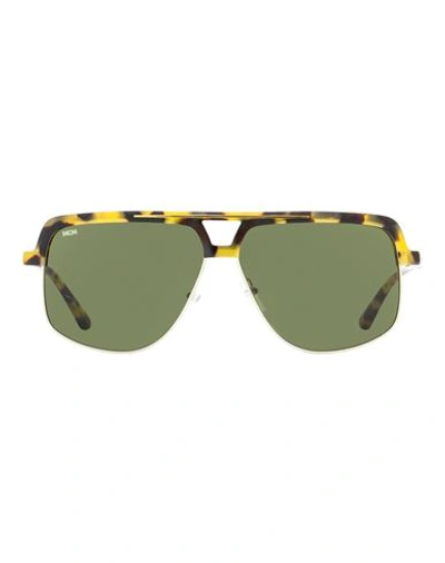 Shop Mcm Navigator 708s Sunglasses Man Sunglasses Brown Size 60 Acetate, Metal