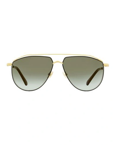 Shop Jimmy Choo Aviator Lex Sunglasses Sunglasses Black Size 59 Metal, Acetate
