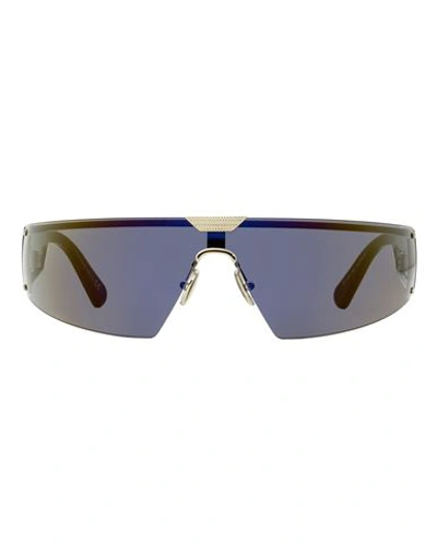 Shop Roberto Cavalli Wrap Rc1120 Sunglasses Woman Sunglasses Grey Size 99 Metal, Plastic