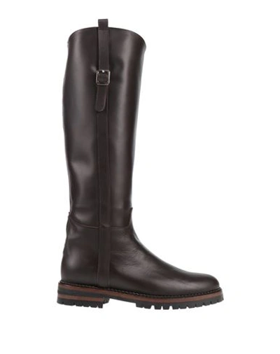 Shop Bruglia Woman Boot Dark Brown Size 7 Soft Leather