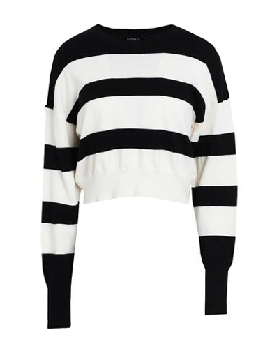 Shop Only Woman Sweater Black Size L Viscose, Nylon, Polyester