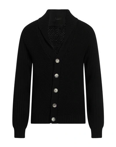 Shop Svevo Man Cardigan Black Size 40 Wool