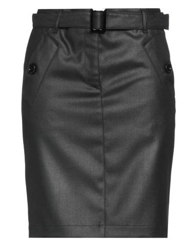 Shop Love Moschino Woman Mini Skirt Black Size 4 Polyester, Viscose, Elastane