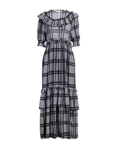 Shop 5rue Woman Maxi Dress Steel Grey Size M Polyester