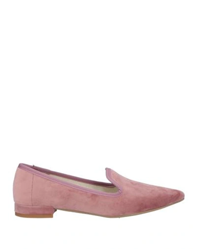 Shop Geneve Woman Loafers Pastel Pink Size 9 Textile Fibers