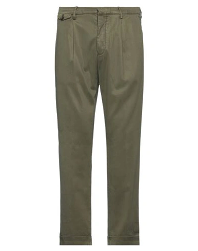Shop Michael Coal Man Pants Military Green Size 36 Lyocell, Cotton, Elastane