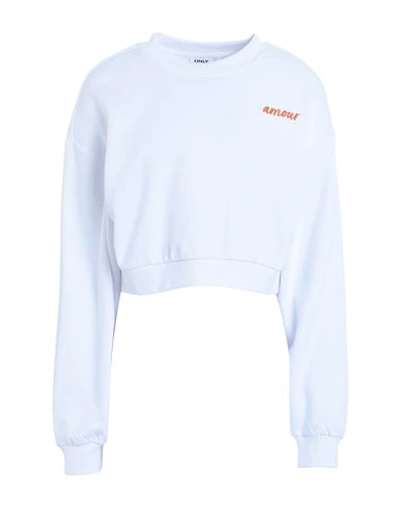 Shop Only Woman Sweatshirt White Size Xl Cotton, Polyester