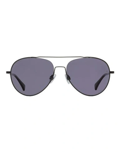 Shop Rag & Bone Polarized Rnb1036gs Sunglasses Sunglasses Black Size 58 Metal, Acetate