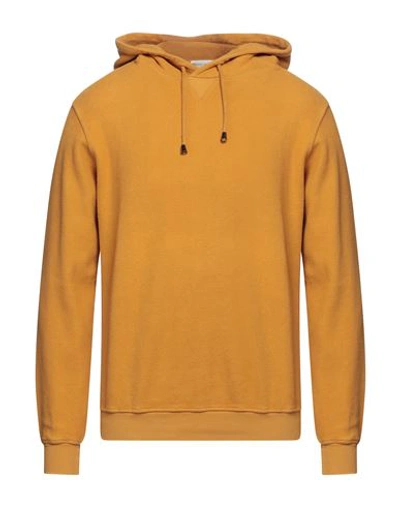 Shop Filippo De Laurentiis Man Sweatshirt Ocher Size 40 Cotton In Yellow