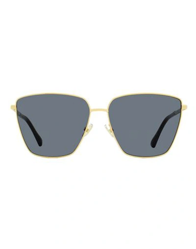 Shop Jimmy Choo Square Lavi Sunglasses Woman Sunglasses Black Size 60 Stainless Steel, Acetate