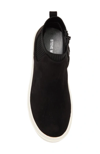 Shop Steve Madden Kids' Cormac High Top Platform Sneaker In Black