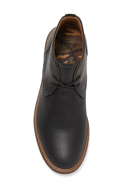Warfield & Grand Anchor Leather Chukka Boot In Black