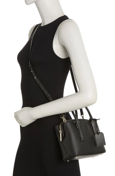 Kate Spade Margaux Leather Mini Satchel Bag In Black
