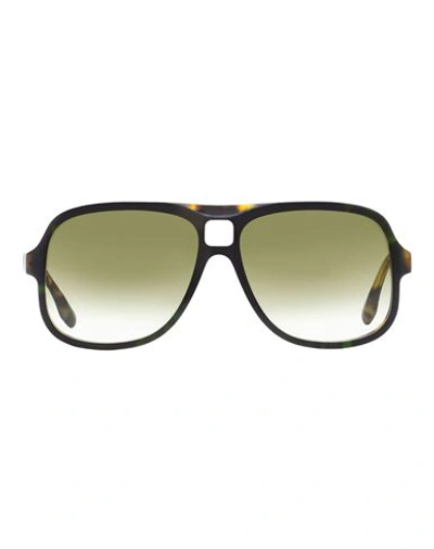 Shop Victoria Beckham Navigator Vb620s Sunglasses Woman Sunglasses Green Size 59 Acetate