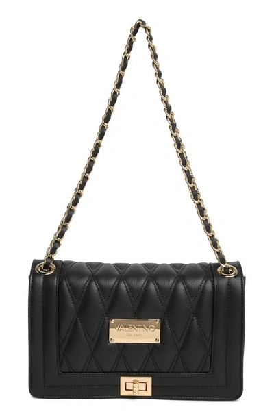 Shop Valentino By Mario Valentino Alice Quilted Crossbody Bag In Black