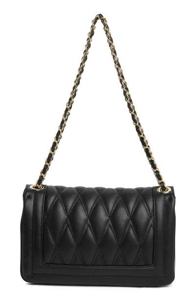 Shop Valentino By Mario Valentino Alice Quilted Crossbody Bag In Black