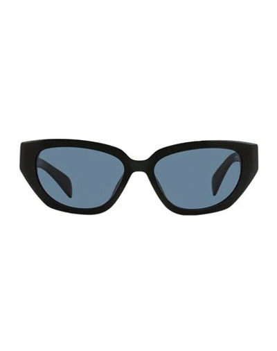 Shop Rag & Bone Lena Rnb1055s Sunglasses Woman Sunglasses Black Size 54 Acetate