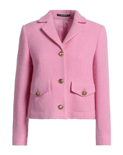 Shop Tagliatore 02-05 Woman Blazer Pink Size 4 Virgin Wool, Polyamide