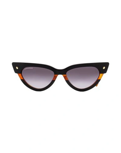 Shop Dsquared2 Magda Dq0333 Sunglasses Woman Sunglasses Black Size 53 Acetate
