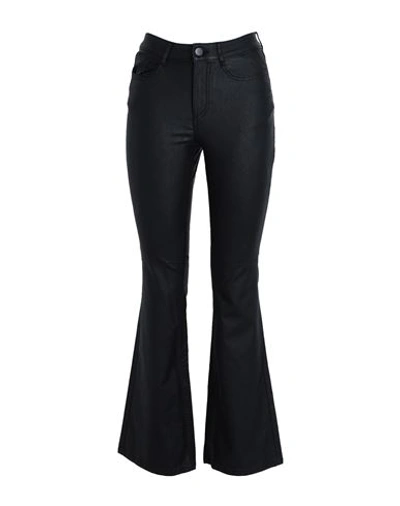 Shop Vila Woman Jeans Black Size L-32l Viscose, Nylon, Elastane