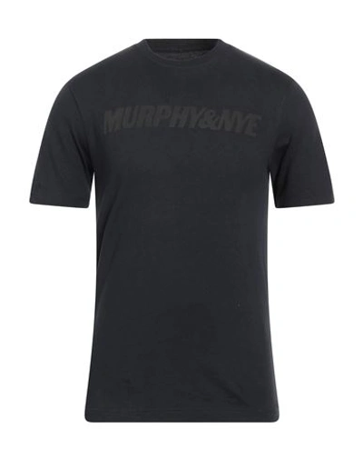 Shop Murphy & Nye Man T-shirt Navy Blue Size Xs Cotton