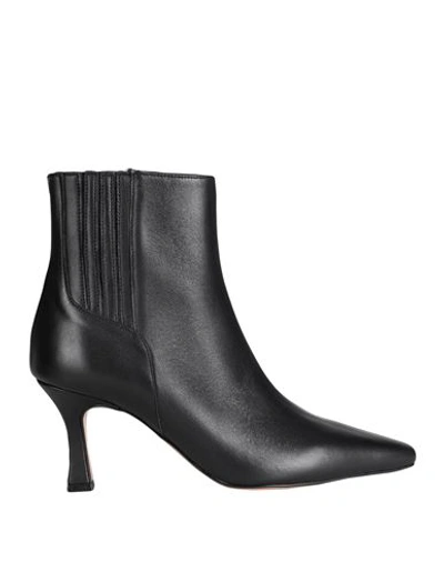 Bianca Di Woman Ankle Boots Black Size 11 Soft Leather In Black