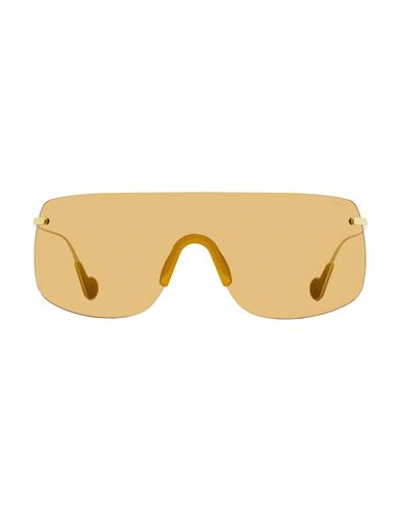 Shop Moncler Electra Ml0137p Sunglasses Sunglasses Gold Size 99 Metal