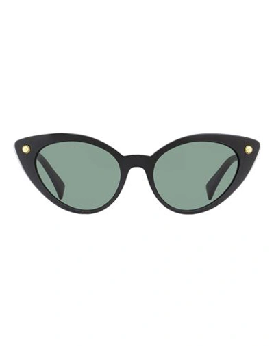 Shop Lanvin Arpege Cat-eye Lnv603s Sunglasses Woman Sunglasses Black Size 53 Plastic
