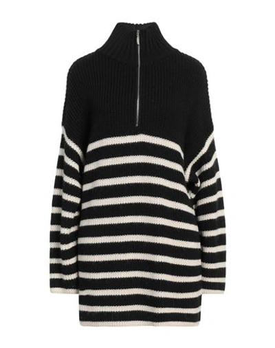 Shop Kate By Laltramoda Woman Turtleneck Black Size S Polyacrylic, Wool, Viscose, Alpaca Wool