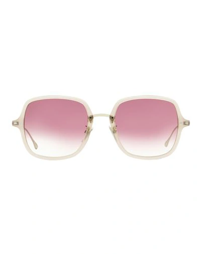 Shop Isabel Marant Maelle Im0037s Sunglasses Woman Sunglasses Silver Size 55 Acetate, Metal